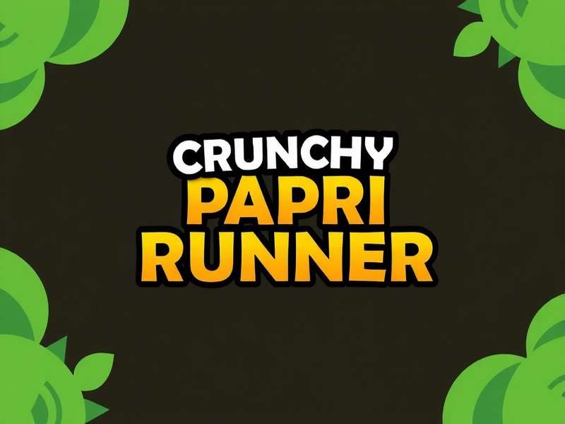 Crunchy Papri Runner - Dash Through Indian Streets Crunchy Papri Runner Game Banner